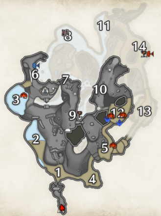 MH Rise Sunbreak - Starburst Bug Lava Caverns Locations Upper