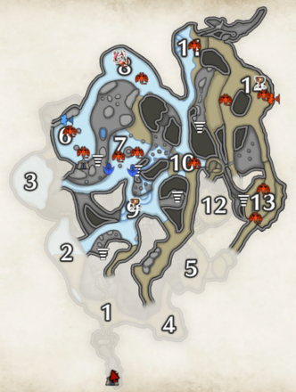 MH Rise Sunbreak - Starburst Bug Lava Caverns Locations Lower