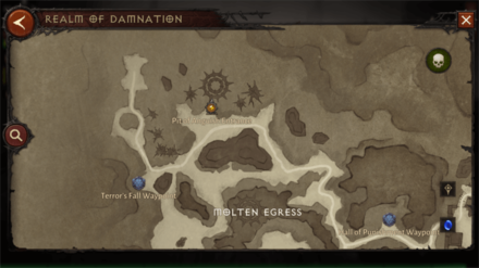 Diablo Immortal - Pit of Anguish Map View