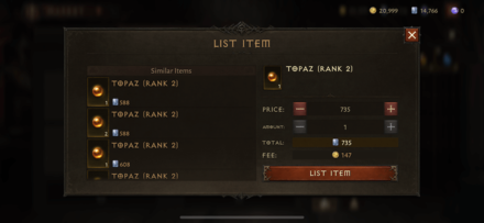 List Item Market