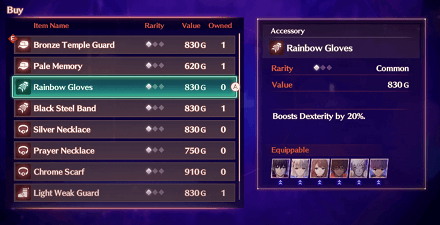 Weapons and armor can improve your stats