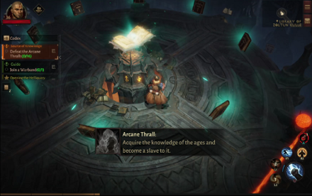 DI - defeat the Arcane Thralls