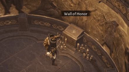 The Cycle Begins - Examine the Wall of Honor