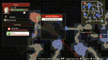 Order an All-Out Offensive Fire Emblem Three Hopes