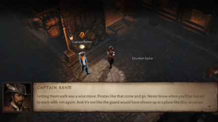 Talk to Captain Rehm