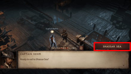 Travel to Shassar Sea