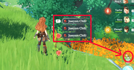 Genshin - A-Toymaking We Shall Go Quest 1 - Collect six fruits