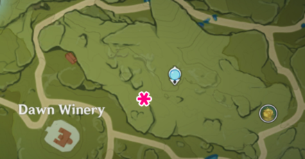 Genshin - Flaming Flower Stamen Location Windwail Highland