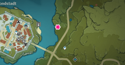 Genshin - Apple Location Mondstadt City