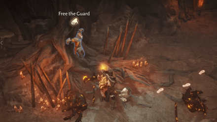 Into the Khazra Den - Optional Free the Guards