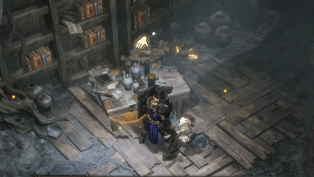 Suspicious Cave - Examine the Table