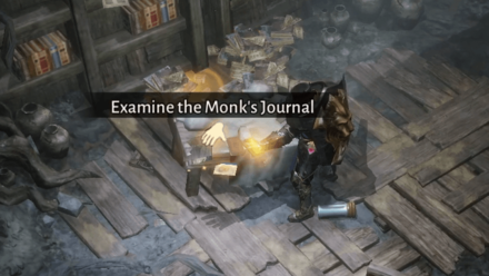 Suspicious Cave - Examine the Monk