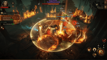 Strange Wooden Hut - Defeat the Cultist Flamebearer