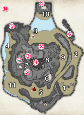 Jungle Map (Upper) Relic Records Locations