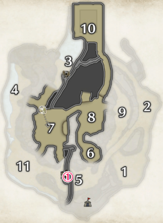 Jungle Map (Lower) Relic Records Locations