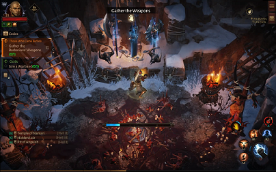 DI - gather the barbarian weapons