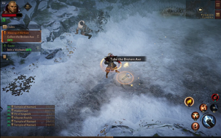 DI - collect the Broken Axe