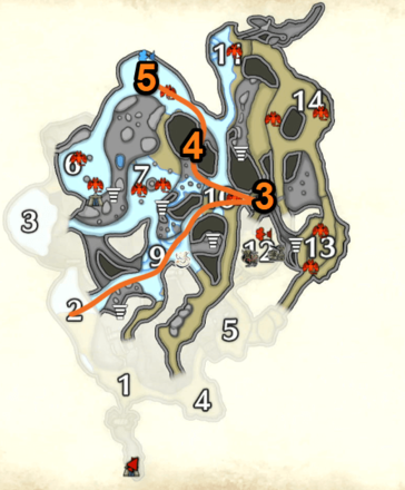 MH Rise Sunbreak - Lava Caverns Bonepile Route 2