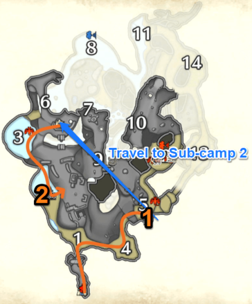 MH Rise Sunbreak - Lava Caverns Bonepile Route 1