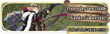 Legendary Xander Hero Battle Fire Emblem Heroes FEH