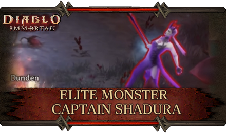 Diablo Immortal - Elite Monster Captain Shadura