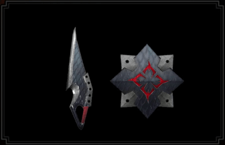 MH Rise Sunbreak - Fine Kamura Sword Sword ＆ Shield Layered Weapon Image