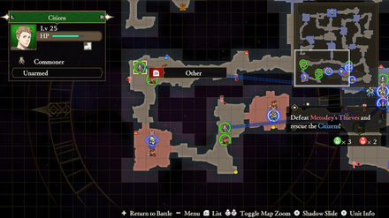 Split units while fighting Metodey - FEW3H