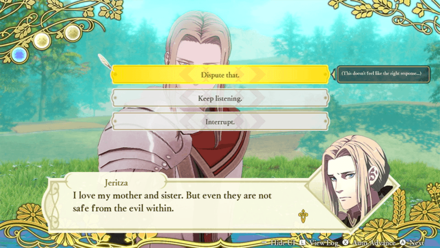 Fire Emblem Warriors Three Hopes - Shows the Wrong Choices