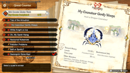 MH Rise Sunbreak - My Ceanataur Gently Weeps