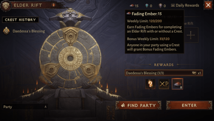 Weekly Cap for Fading Embers