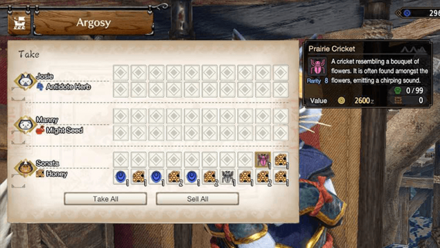 MH Rise Sunbreak - Prairie Cricket at Argosy