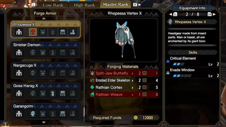 MH RIse Sunbreak - Rhopessa X Armor