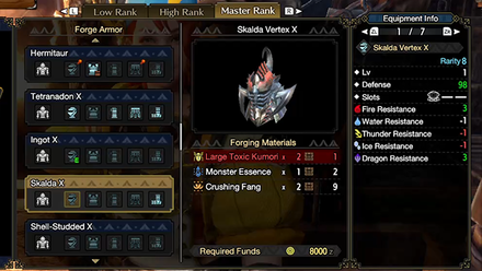 MH RIse Sunbreak - Skalda X Armor