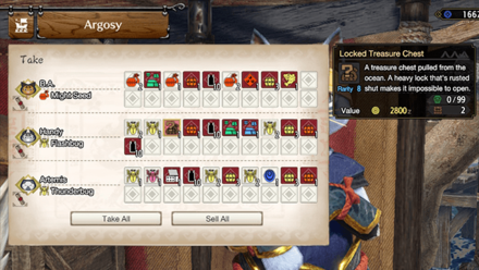 MH Rise Sunbreak - Locked Treasure Chest at Argosy