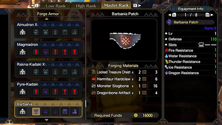 MH Rise Sunbreak - Barbania Armor