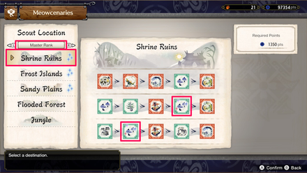 MH Rise Sunbreak - Sparkling Mushroom Nodes in Shrine Ruins