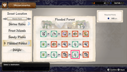 MH Rise Sunbreak - Meowcenaries Sparkling Herb Node