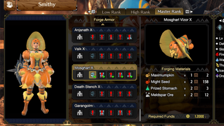 MH Rise Sunbreak - Mosgharl X Armor