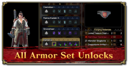 MH Rise Sunbreak - All Armor Set Unlock Conditions