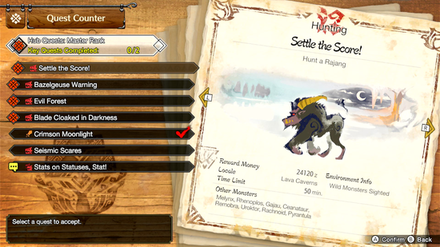 MH Rise Sunbreak - Master Rank 5 Quests List