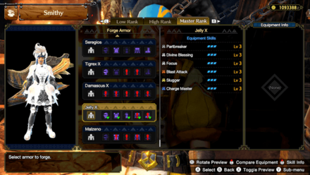 MH Rise Sunbreak - Jelly X Armor Set