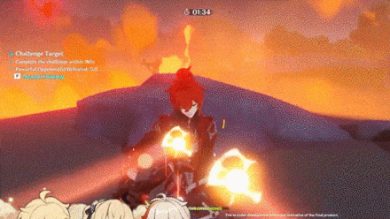 Genshin Impact - Diluc - Red Dead of Night Elemental Burst Changes