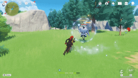 Genshin - Diluc - Default Oufit Normal Attack