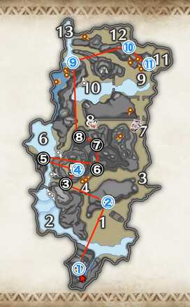 MH Rise - Shrine Ruins Ore Farming Route