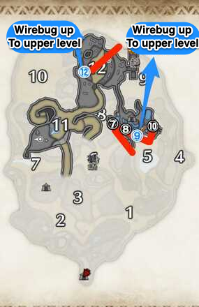 MH Rise - Sandy Plains Farming Route Lower Level