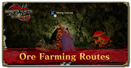 MH Rise Sunbreak - Ore Farming Routes