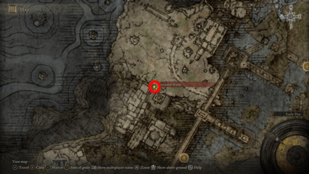 Elden Ring - Ancestral Woods Site of Grace Map Location