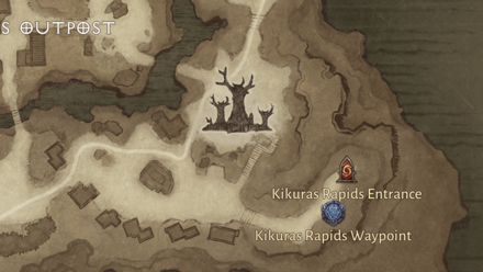 Kikuras Rapids Location