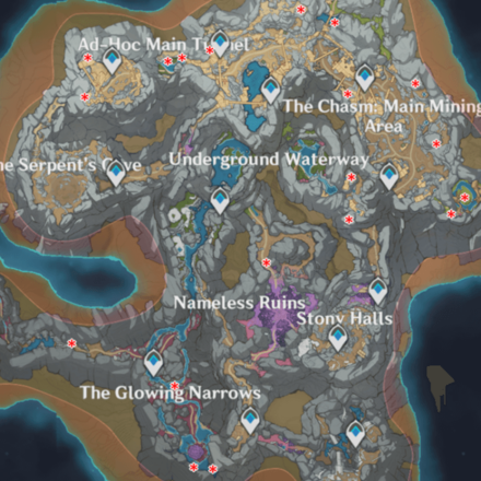Genshin - Slime Locations - Chasm Underground Mines
