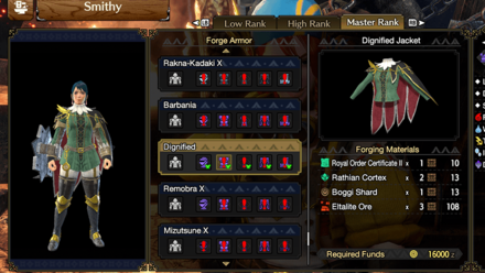 MH Rise Sunbreak - Dignified Armor